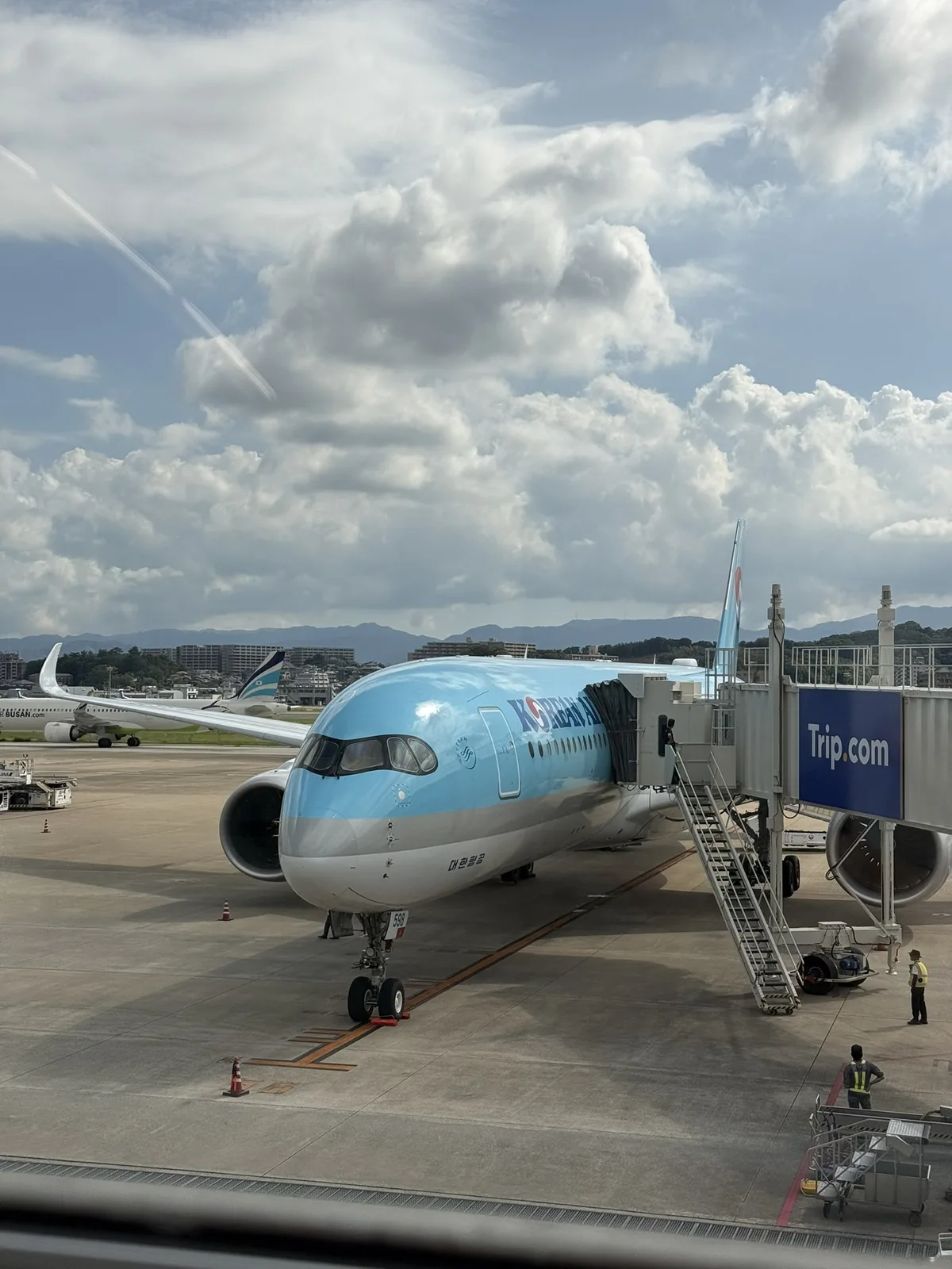 [Flight Review] Korean Air KE787 ICN–FUK A350-900 Economy
