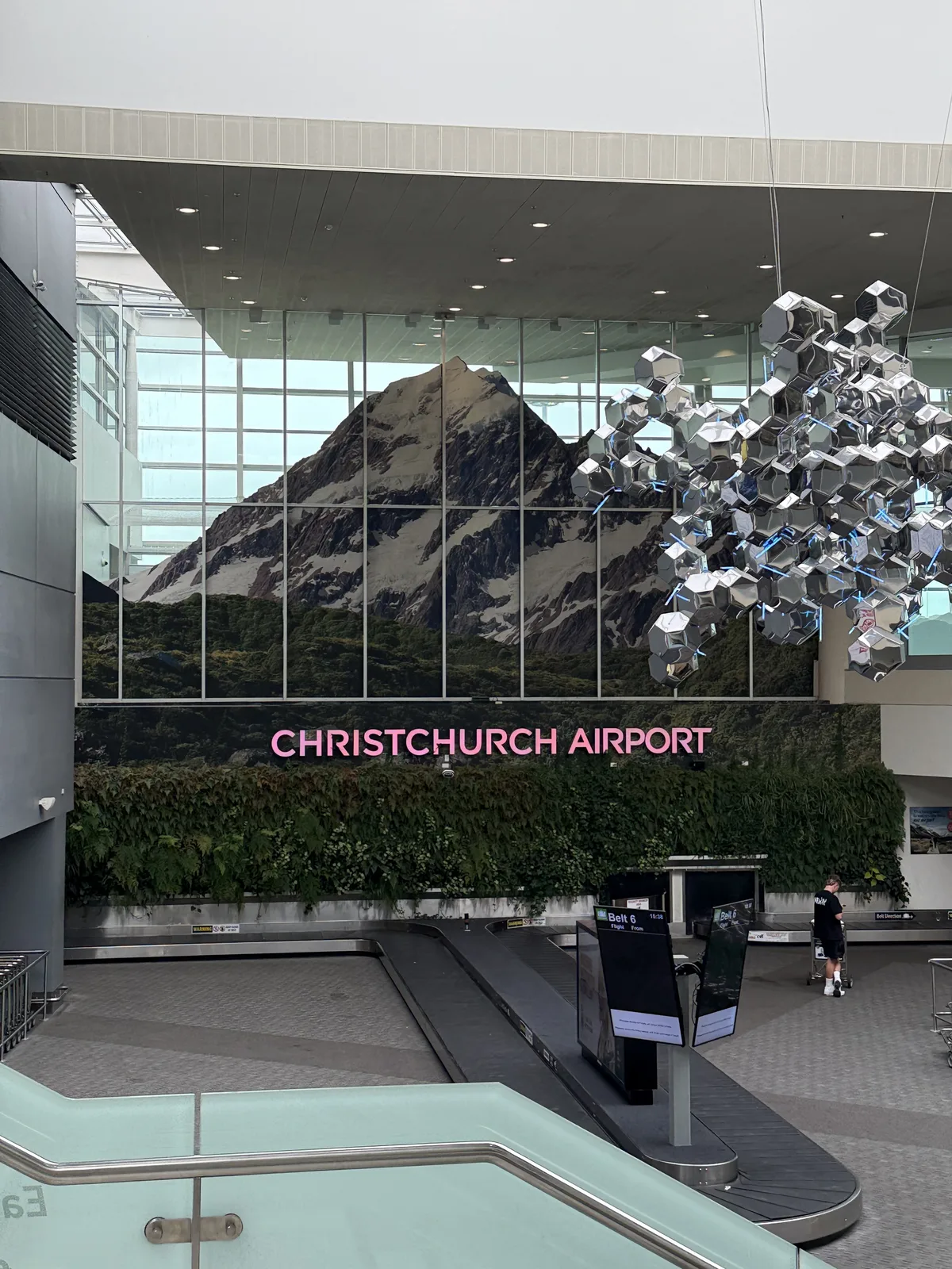 Christchurch Airport arrival hall interior