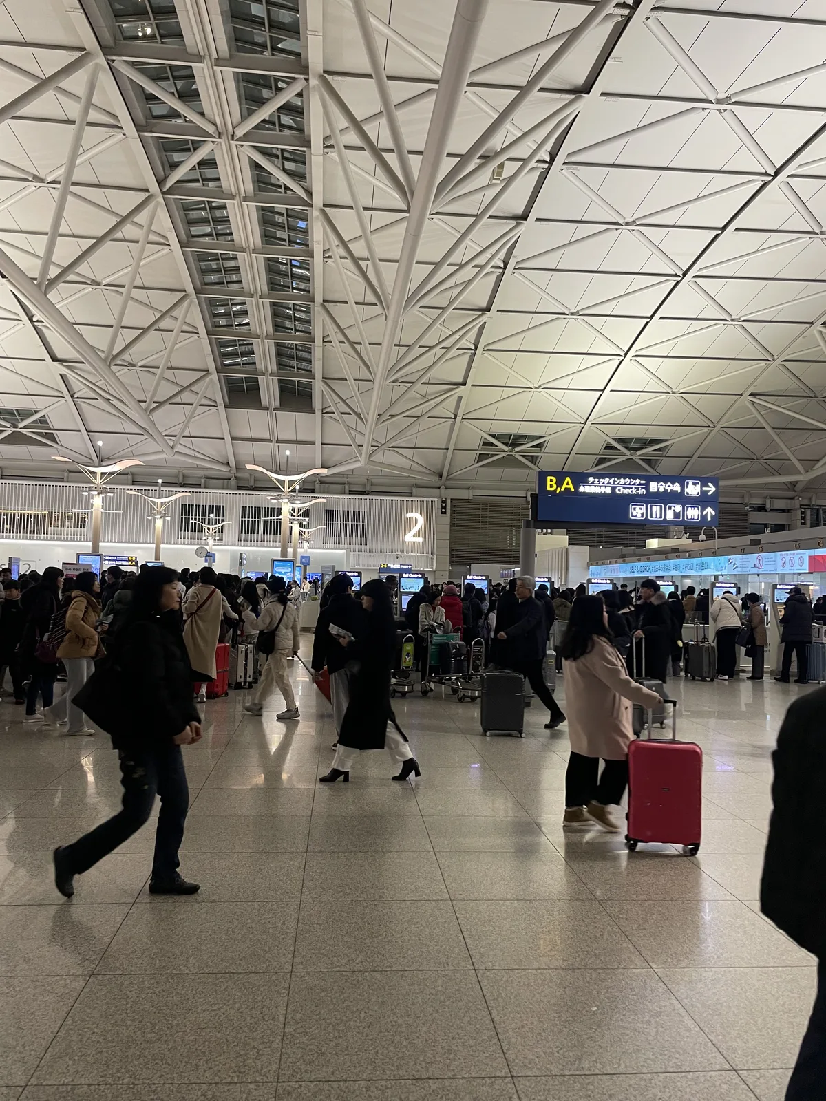 Overnight express bus arrival area at Incheon Airport