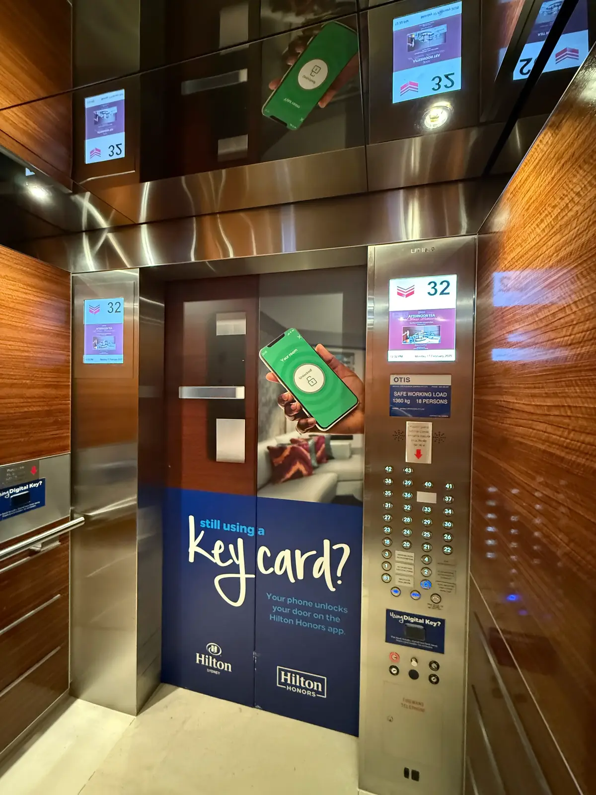 Hilton Sydney hotel facilities overview showing conference centre and fitness area