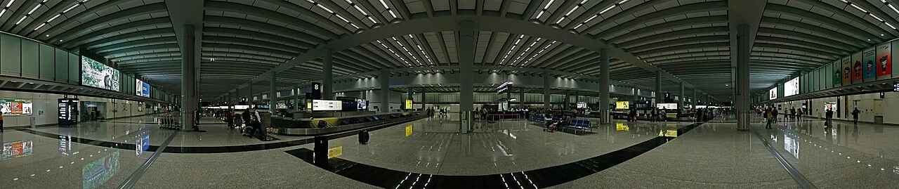 Hong Kong International Airport baggage claim hall