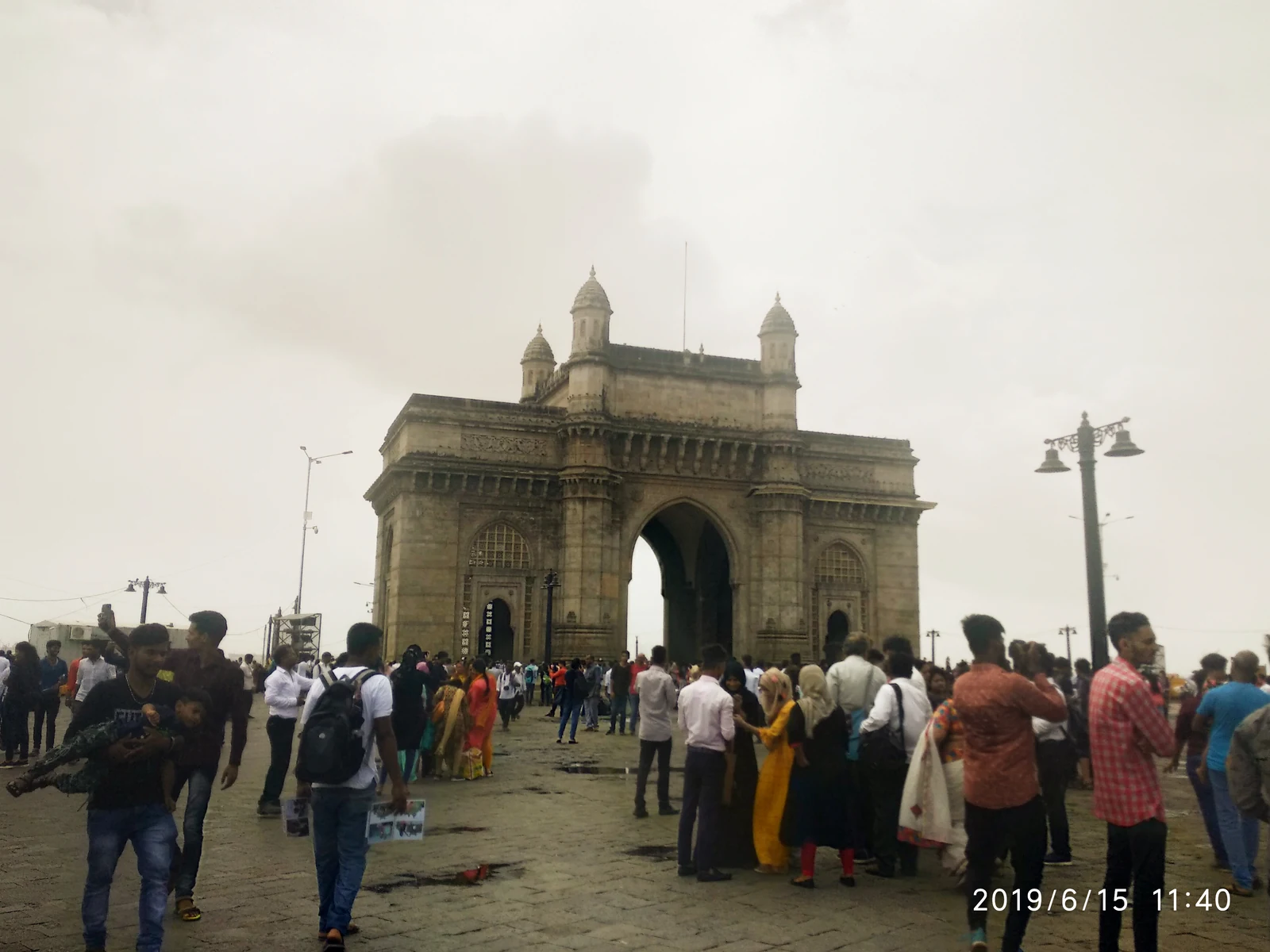 Gateway of India in Colaba, Mumbai, photographed in 2019