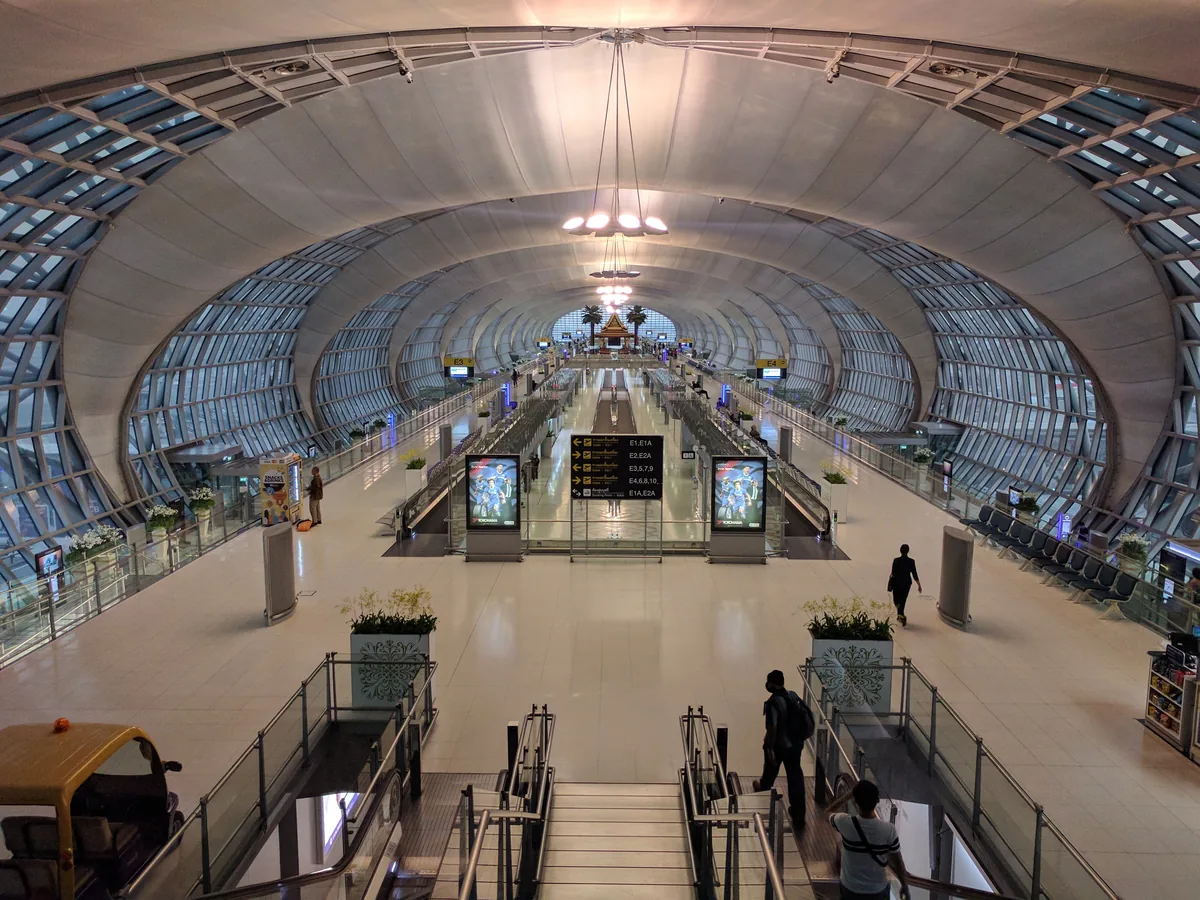 Concourse E, Suvarnabhumi Airport, April 2017