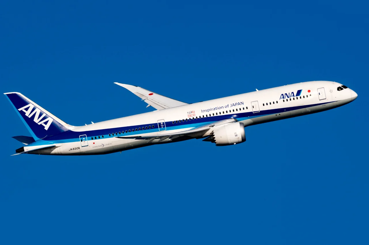 All Nippon Airways Boeing 787-9 at Tokyo Haneda Airport