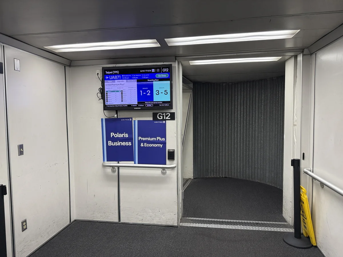 San Francisco International Airport International Terminal Gate G12