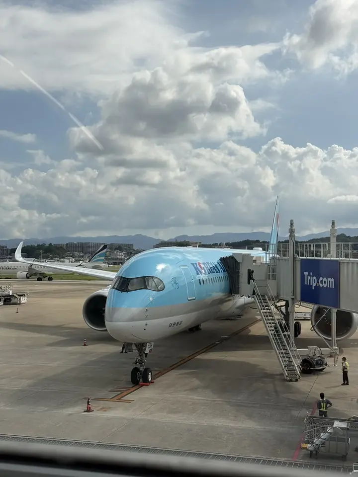 [탑승기] 대한항공 KE787 인천-후쿠오카 A350-900 이코노미 탑승기