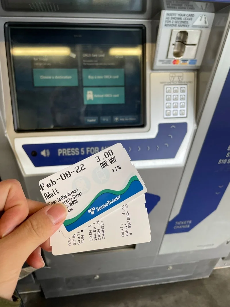 Sound Transit Link 승차권